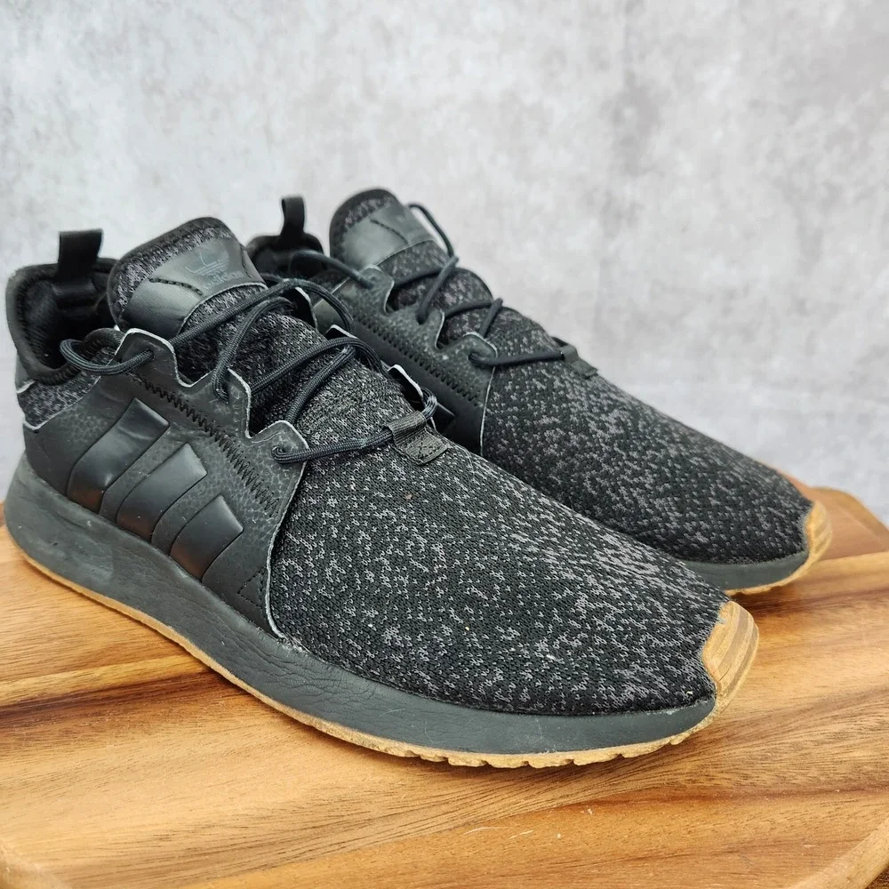 Adidas X_PLR Running Shoes Mens 11.5 Black Gum‎ Sneakers Trainers  B37438